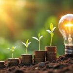 Green Start-ups – Symbolbild für nachhaltige Innovation und Finanzierung Green Start-ups – Symbolbild für nachhaltige Innovation und Finanzierung