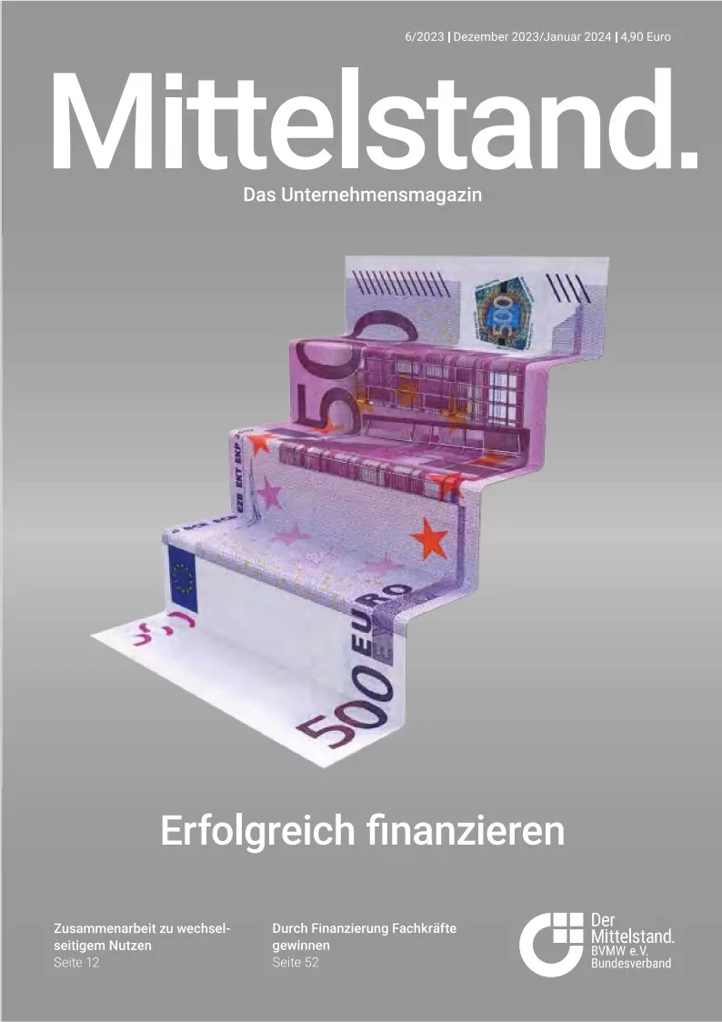 DER Mittelstand 6 23 | In eigener Sache – Beitrag im Fachmagazin „DER Mittelstand“ 2024
